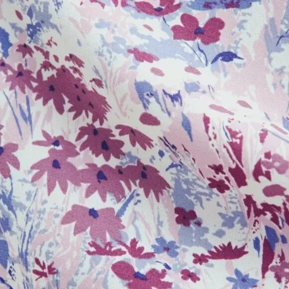 Reformation Bryson Midi Dress Morning Dew Purple Pink Size 4 - Picture 4 of 7